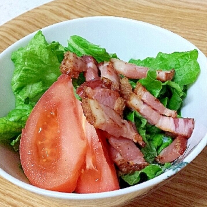 ベーコン野菜サラダ